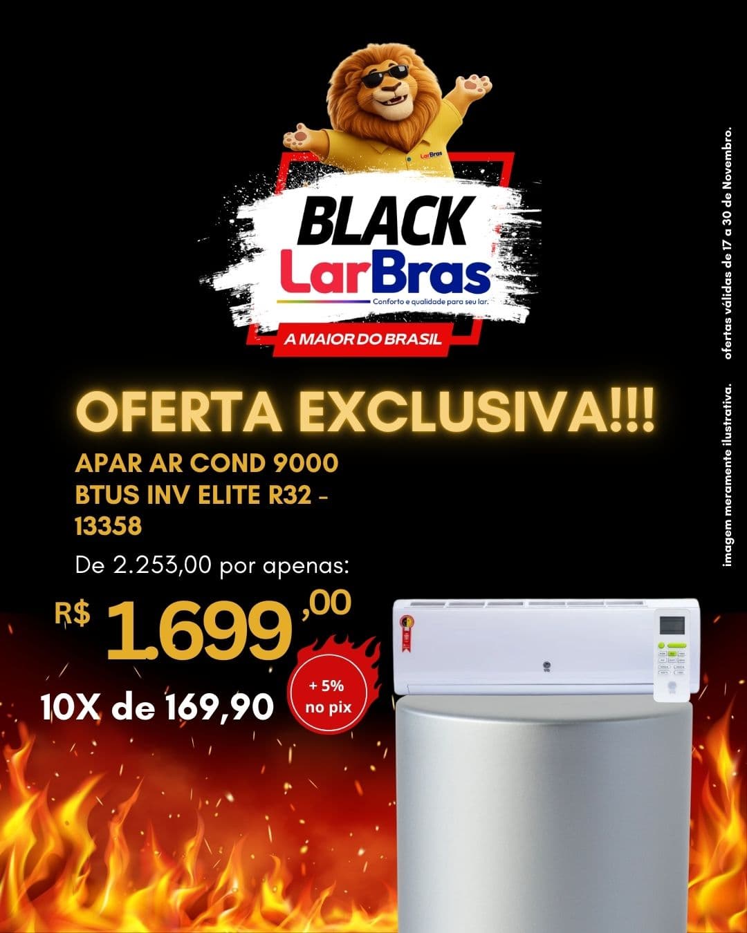 BLACK FRIDAY LARBRAS - AR CONDICIONADO EM OFERTA